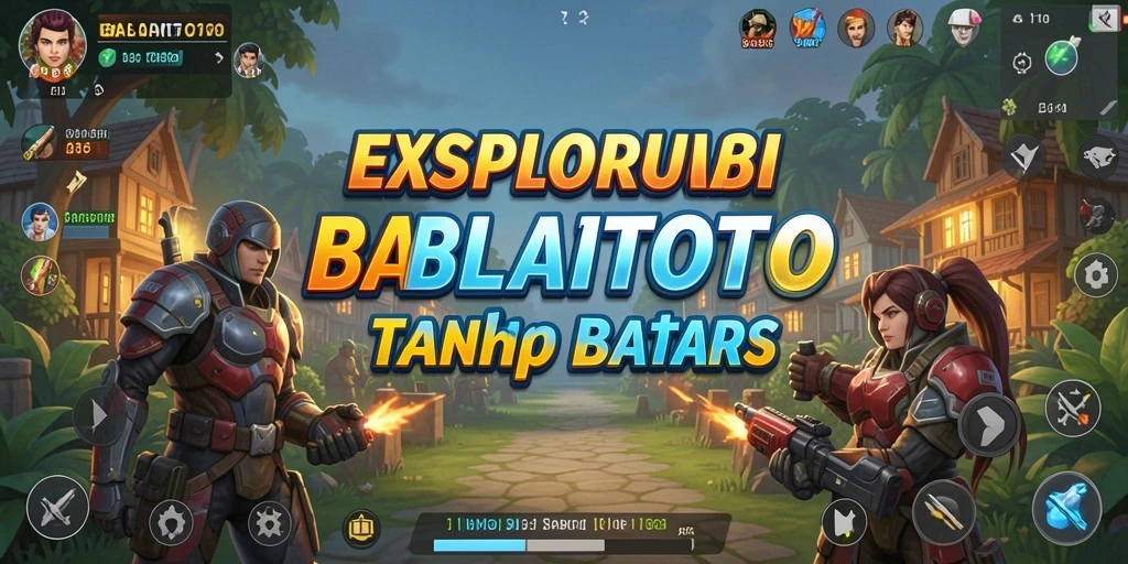 Screenshot BALAITOTO menampilkan daerah indah dengan pemain menjelajahi alam terbuka.