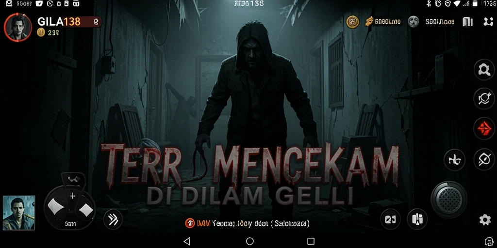 Gameplay menyeramkan di GILA138 dengan suasana gelap dan misterius.