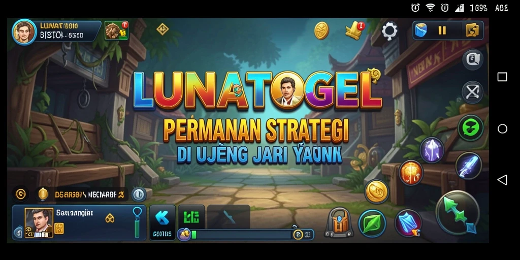 Tampilan gameplay <strong>LUNATOGEL</strong> yang seru dan mengasyikkan.