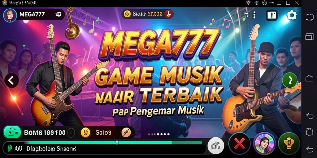 Tampilan gameplay MEGA777 yang dinamis dan menghibur.
