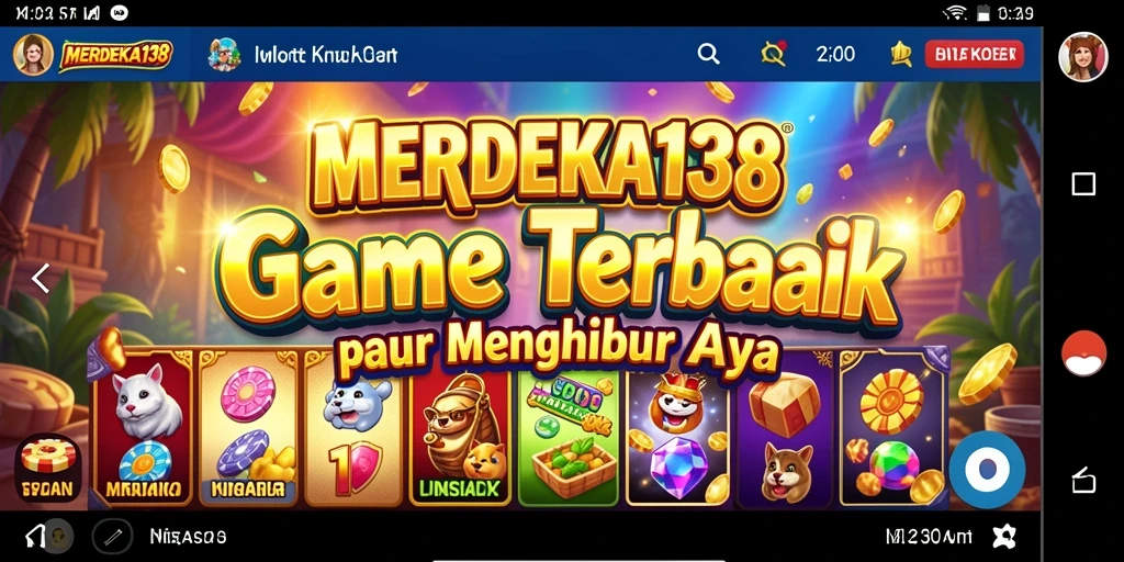 Tampilan gameplay seru dari game Slot MERDEKA138.