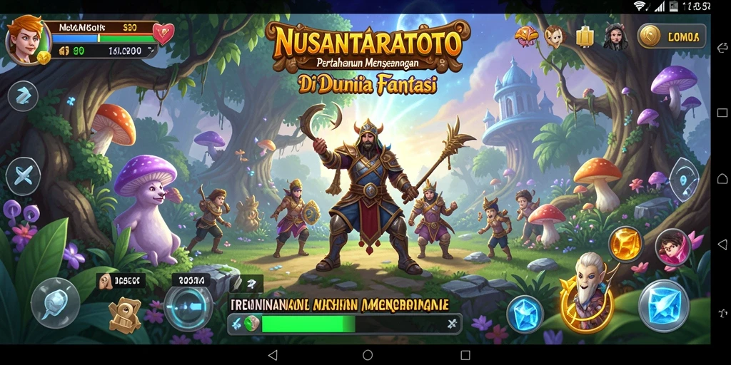 Tangkapan layar NUSANTARATOTO menampilkan strategis gameplay Tower Defense yang mendebarkan.