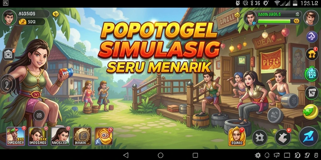 Tampilan gameplay POPOTOGEL yang menarik dan interaktif.