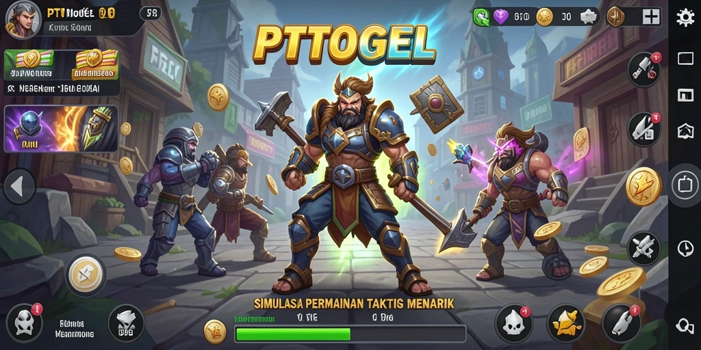 Tampilan gameplay PTTOGEL yang mendebarkan dan interaktif.