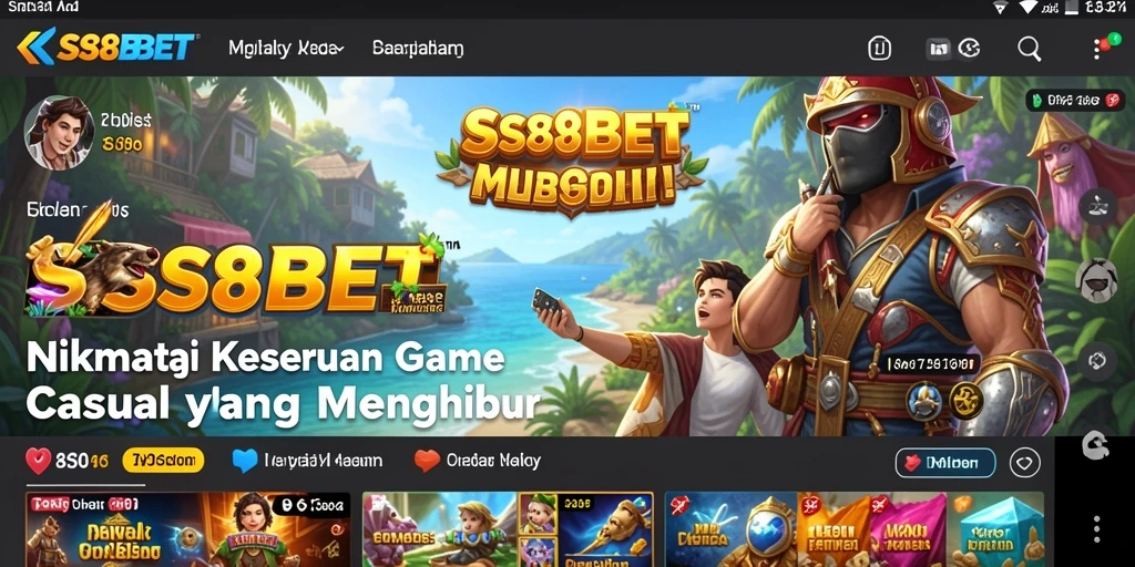 Tampilan menarik dari gameplay SS88BET yang penuh warna.