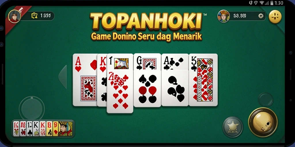 Gameplay domino yang seru dan interaktif di TOPANHOKI.